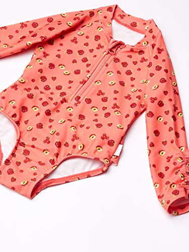 Image of Seafolly Baby Girls' Long Sleeve One Piece Swimsuit with Zip Front
