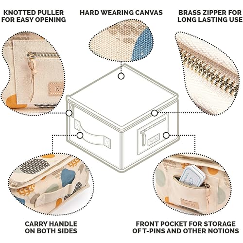 Image of Blocking Mats for Knitting and Crochet Projects - Extra Thick Blocking Boards for Crochet Projects - Block Mats for Knitting with Grids, 150 T-Pins and Storage Bag - Pack of 9