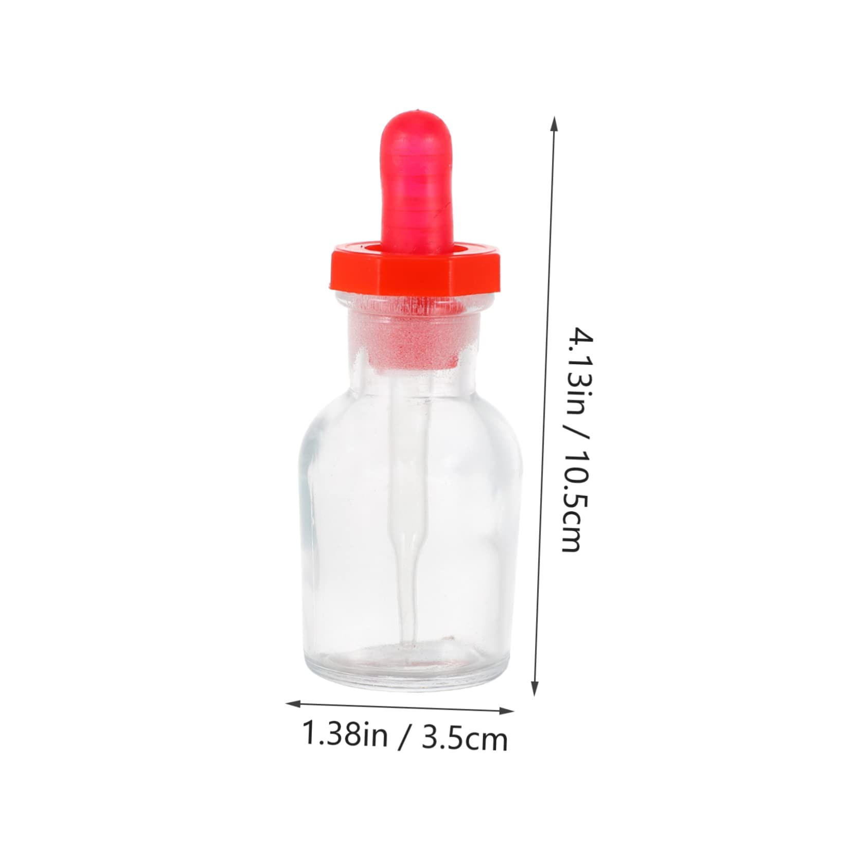 VALICLUD Plastic Cap Drip Bottle Set Alkaline Dropper Bottles for Essential Oils Reusable