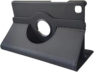 TryBest 360° Rotating Case for Samsung Galaxy Tab A 8.4 inch 2020 (SM-T307/T307U),Swivel Protective Multi-Angle Viewing Stand Cover Slim PU Leather Easy Viewing Hard Back Protective Case - Black