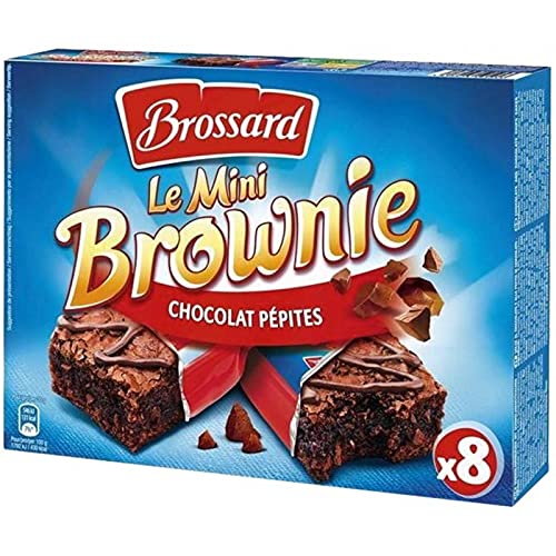 Brossard Mini Brownies Chocolat Pépites 240 g (lot de 3)