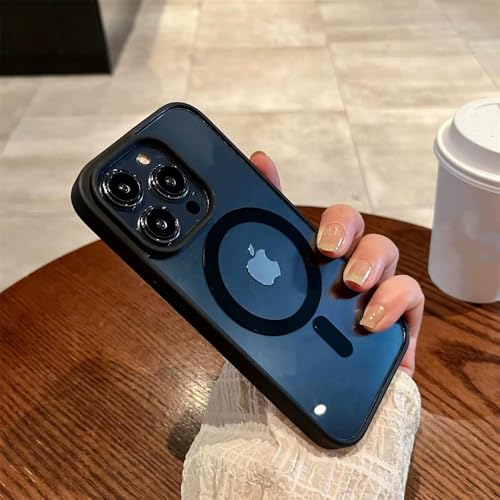 HIEHGN Custodia di ricarica wireless antiurto di lusso per iPhone