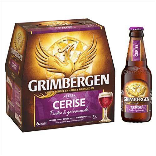 Grimbergen Kriek - Le pack 6 bouteilles x 25cl - Bière d'Abbaye à la cerise