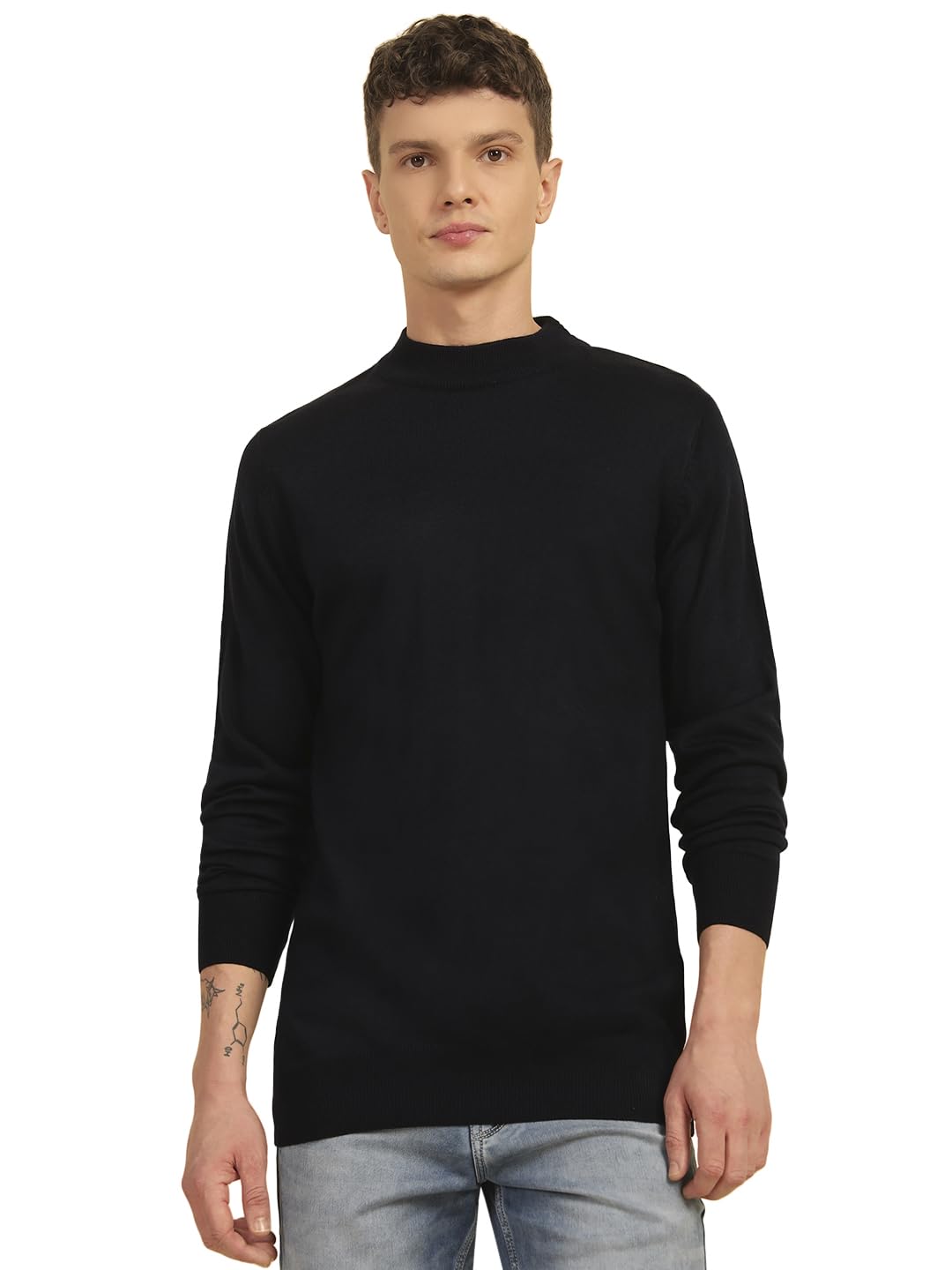 cantabil Sweater for Men l Winter Wear Acrylic Fabric Pull-On Closure Round Neck Regular Fit Solid Pattern (P_MSWT00149)-picture-32