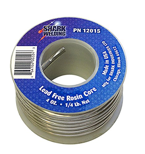 Shark 12019 Industries Non-Lead Wire Solder-3/32 95/5% -1/2 Lb Spool, 0.5-Pound