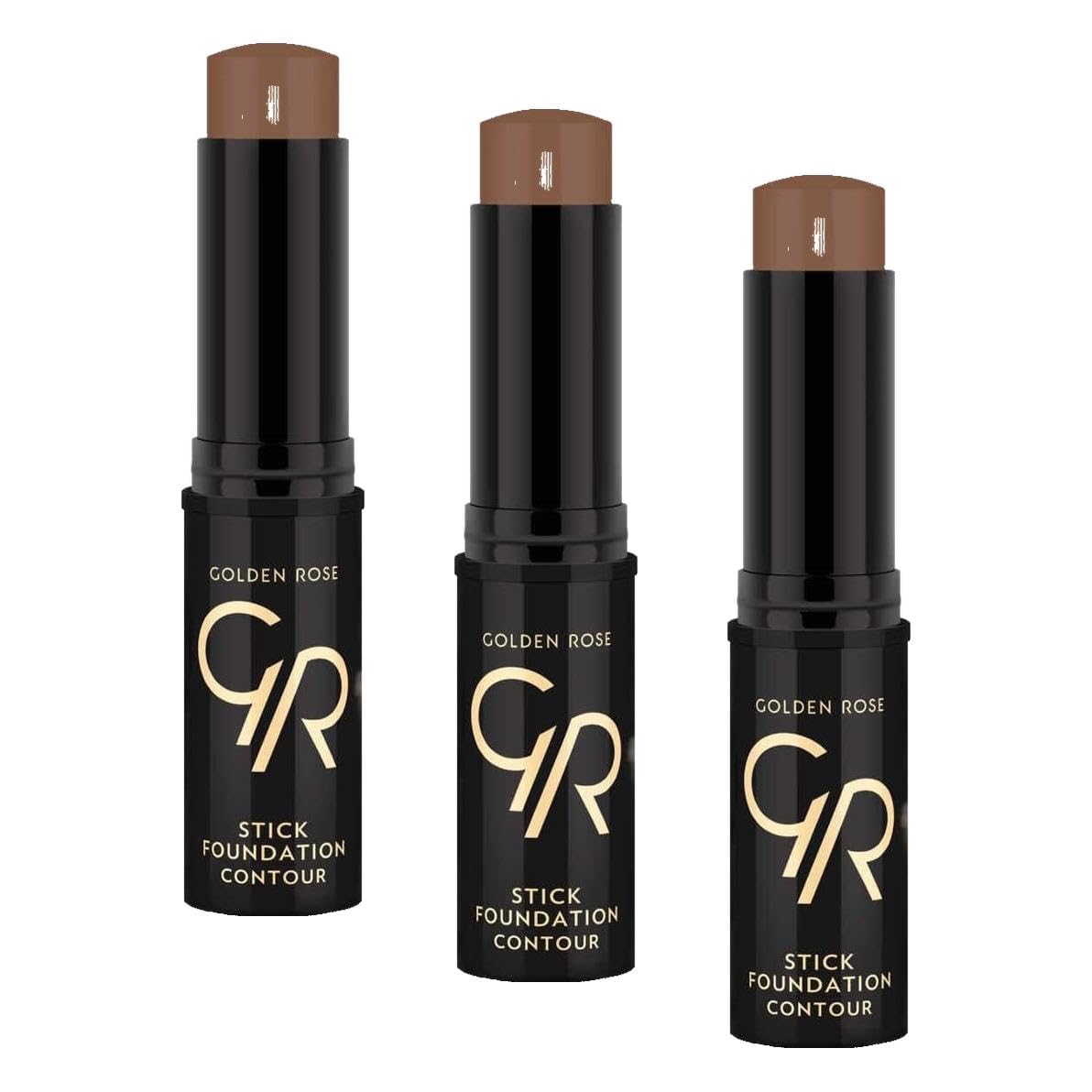 Golden Rose Stick Foundation Contour No: 12 - Kontür & Fondöten 11 g (3 paketi)