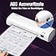 OidoZac A4 Laminiergerät, 4 in 1 Heiß- und Kaltlaminierung, Laminiergerät mit 15 Laminierfolien, Eckenrunder, Papierschneider, ABS-Funktion Anti-Stau, 80-125 Mic, für Büro, Schule, Zuhause-Weiß