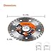Diamond Saw Blade (4-1/2 Inch, Turbo)
