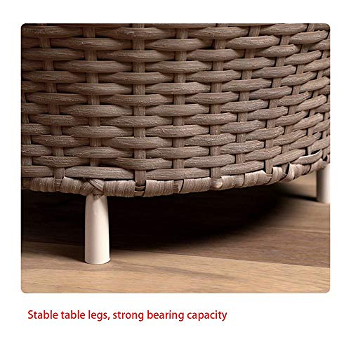 Table d'Appoint en Rotin SENSEN pour Optimiser un Petit Appartement