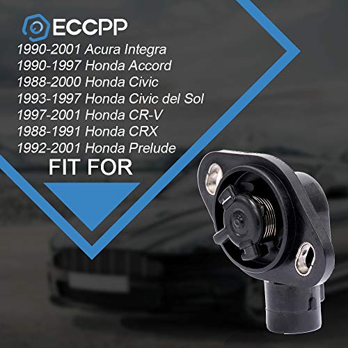 Eccpp Throttle Position Sensor Switch 911-753,Fit For Acura Integra, For Honda Accord Civic Del Sol For Honda Cr-V, For Honda Crx For Honda Prelude,Tps Sensor 16400P06A11 #TOP3