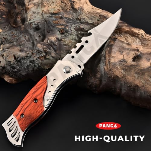 Image of PANCA Stainless Steel Utility Knife with Wooden Handle