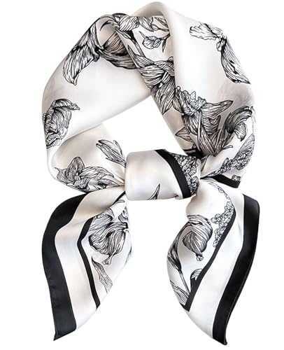 Hioyiwse Satin Bandanas Head Scarf For Women Hair Scarves Accessories Lightweight Fashion Wrap Neck Silk Sleeping Headscarf A27