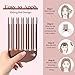 2 Packs Hair Volume Clips for Women and Men, Volumizing Hair Clips for Fluffy Bangs, Easy High Crown Volumizing Hair Clip, Curly & Volume Hair Comb Tool for Lifting Roots - Terracotta