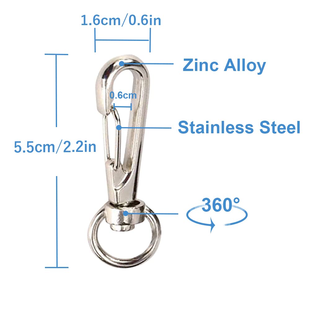 Lix&Rix Rotatable Stretchy Coil Lanyards for Fishing Equipmemt Kayak Paddle Tether Tools Leash,Black 3pcs.