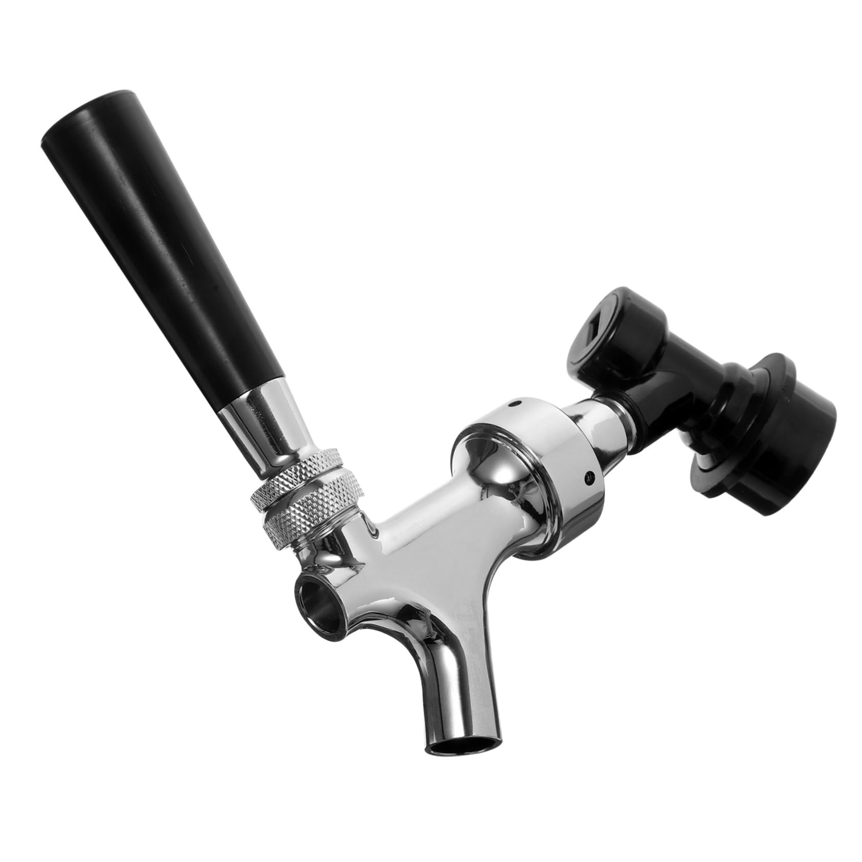 STOBAZA Craft Beer Tap with Dust Cover Homebrew Beer Faucet Keg Tap Stainless Steel Easy to Clean