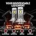 FANTELI Latest 𝖧𝟩 Bulbs, 90,000LM 6500K White Super Bright, 1:1 Halogen Size, 6500K Cool White, No Adapter Required, Easy Install Non-Polarity Off Road Lights, Pack of 2