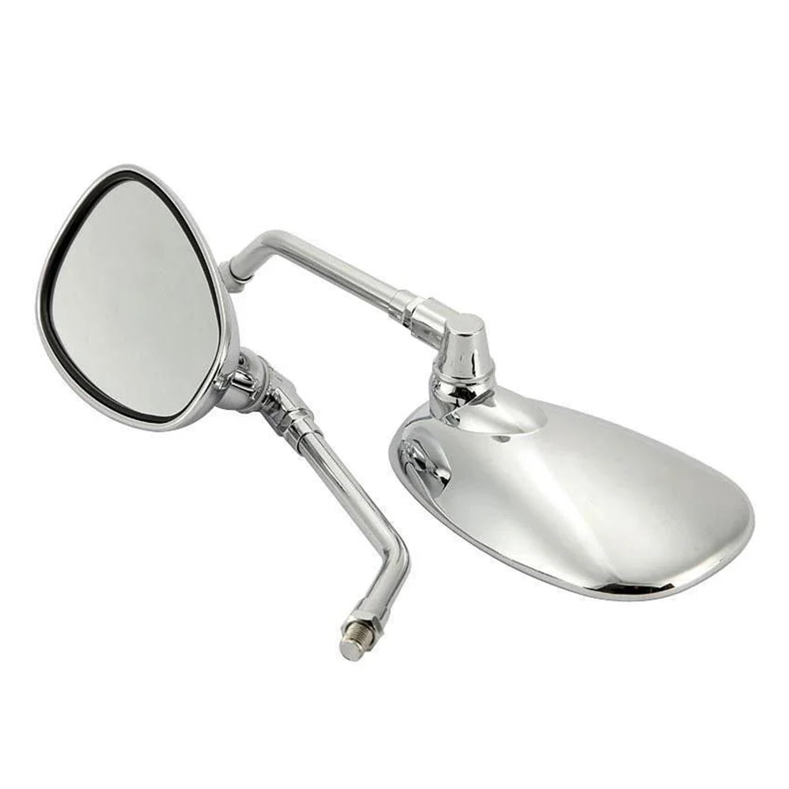 Motorcycle Mirrors 2 Pièces Réflecteur De Guidon Vélo Rétroviseur VTT Scooter HD Angles Réglables À Large Plage