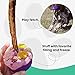 Bully Stick Holder for Dogs - Medium Size - Interactive Dog Toy, Dog Treat Holder, Slow Feeder, Treat Dispenser, Chew Toy and Dog Safety Device