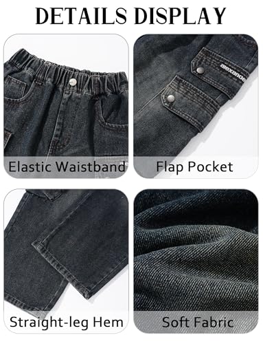 Jean baggy pour garçons idéal pour le collège et le skate - 5