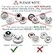 HQRP 2-pack Bottle Cap Valve Assembly Replacement for Essick Air 509229-1 822419-2, compatible with Emerson MoistAir Kenmore Humidifiers