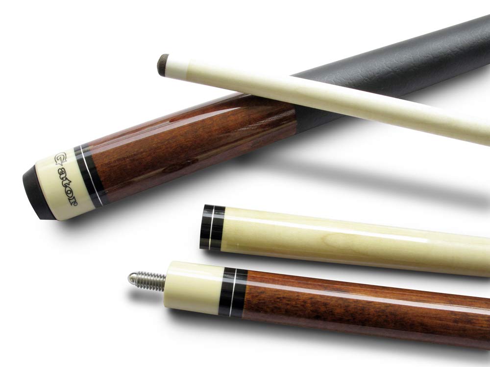 Champion ST Pool Cue Stick, Cuetec Glove,Two Black Layer Tips (Multiple Color Choices) (Brown, 11.75mm)