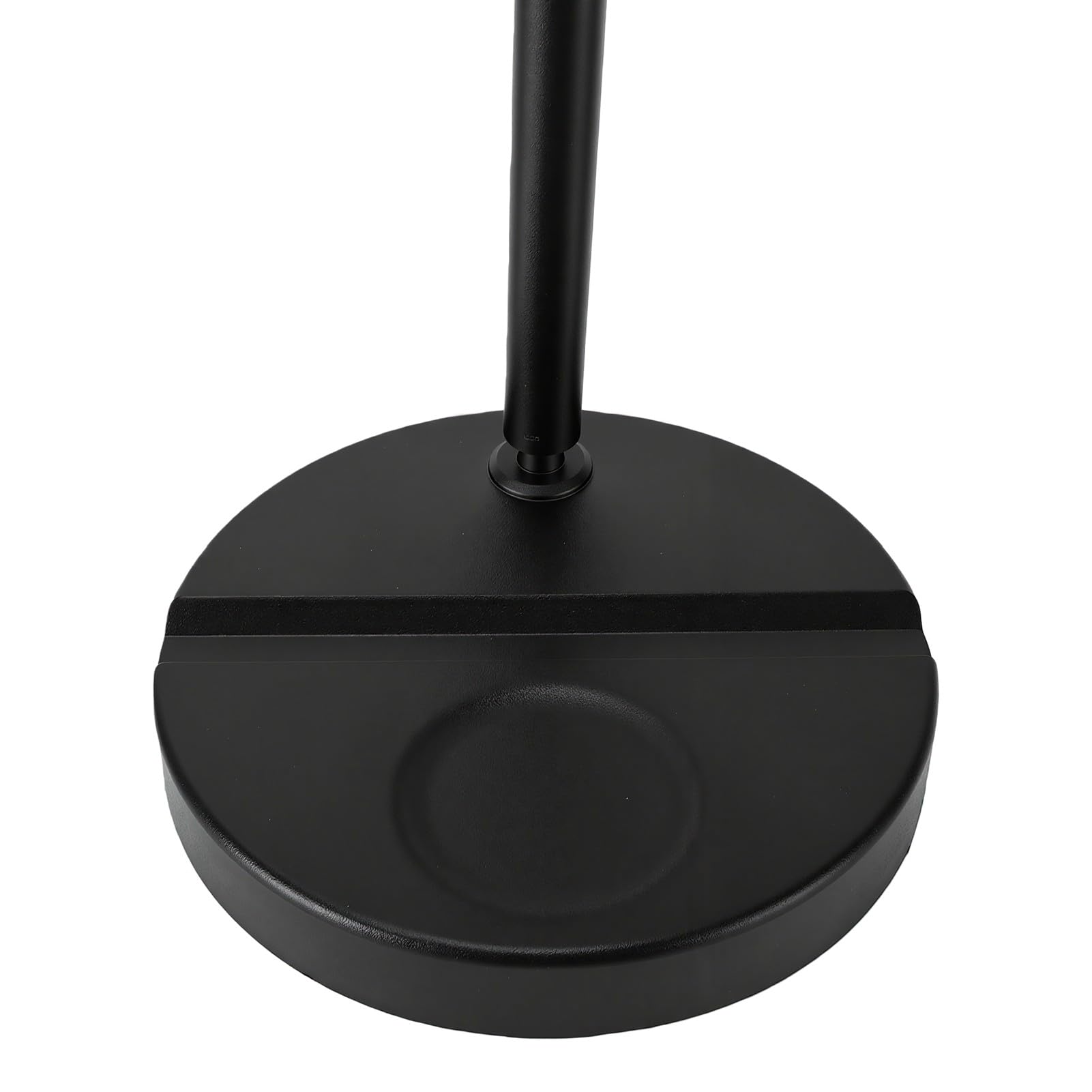 Tangxi Supporto Universale per Proiettore da Tavolo, Supporto Ruotabile a | Base Rinforzata in ABS, Diametro 19 Cm per stabilità, Scanalatura per Smartphone, con Supporto per Telefono, Testa a Sfera