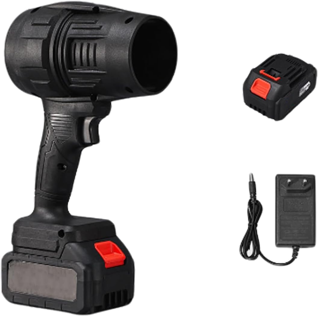 Powerful Portable Electric Blower for Car Cleaning, Turbo Jet Fan with Dry Blower for Camping, Outdoor Use, Compressed Air Blower, Cordless Leaf Blower, Handheld Air Duster, Efficient and Lightweight