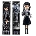 11.5'' Addams Doll with Gift Box, High Heels, Black Dress, and Hair, Perfect Christmas and Birthdays Toy Gift for Girls & Fans (2PCS)