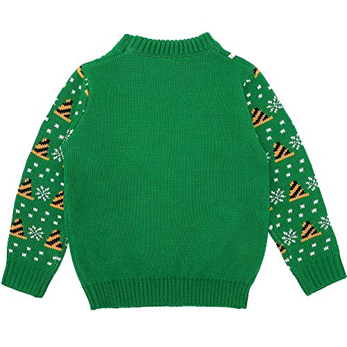 Rocksir Children's Ugly Christmas Sweater Holiday Boys Toddler Knitted Sweater Winter Xmas Crewneck Pullover Multicolored2