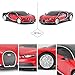 RASTAR Bugatti Toy Car, 1/24 Scale Bugatti Chiron RC Model Car, Red