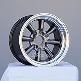 ROTA RKR WHEELS 15X9 PCD:4X100 OFFSET: 0 HB:67.1 HYPERBLACK WITH POLISH LIP