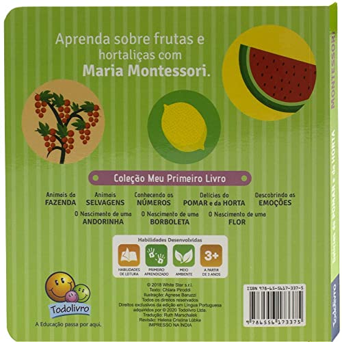 MONTESSORI Meu Primeiro Livro... Pomar e Horta (Escolinha) MONTESSORI Meu Primeiro Livro... Pomar e Horta (Escolinha) - Imagem 2