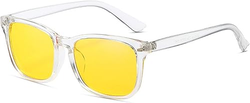 laureles Gafas de sol polarizadas de visión nocturna para hombre, lector completo, para mujeres, cuadrados, TR90, marco de lectura