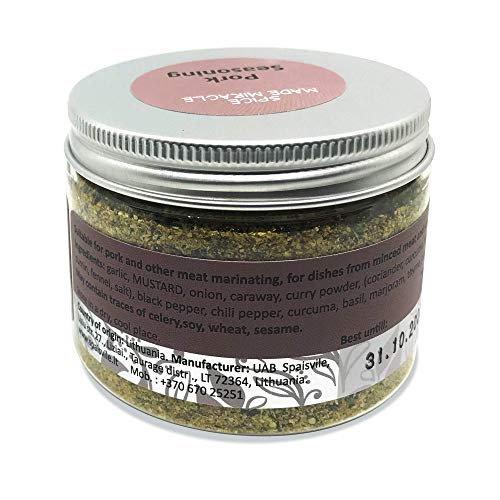 Spice Made Miracle Varkensvlees Kruiden - de beste Kruidenmix voor Varkensvlees gerechten, stoofschotels en Casserole… - Afbeelding 3