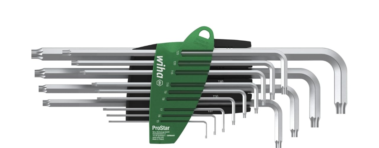 Juego de llaves Allen en soporte ProStar SB366Z ProStar 13tlg Titansil.; Torx
