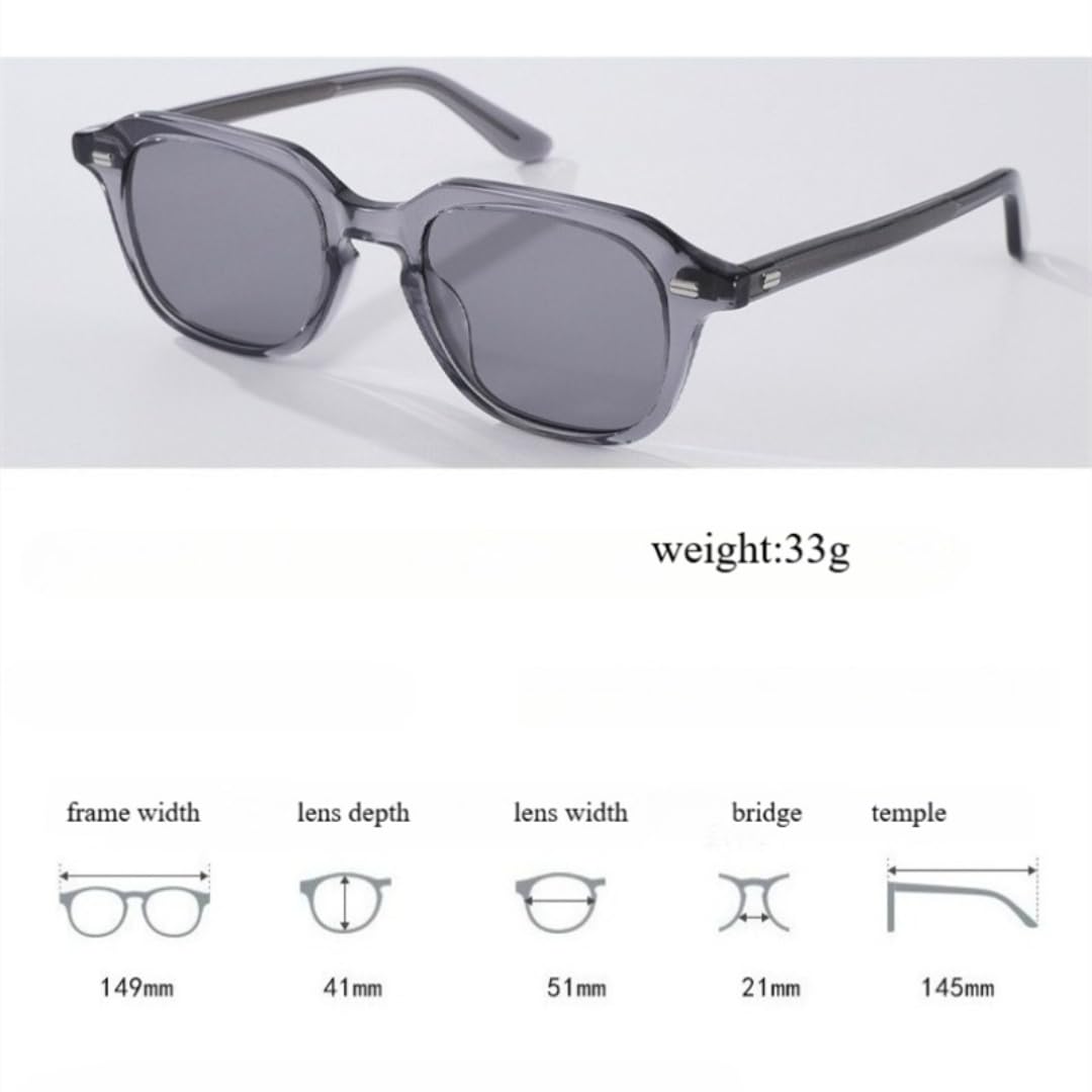 Occhiali da sole in acetato da donna UV400 da uomo alla moda