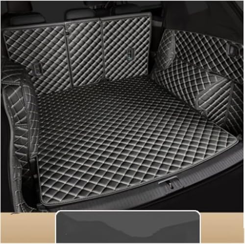 Tapis de coffre pour Nissan Qashqai 2016-2021 en cuir noir