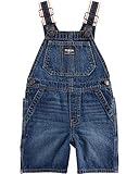 OshKosh B'Gosh Baby Boys World's Best Overalls, Dark wash, 18 Months
