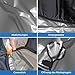 Frontscheibe Wrap Cover Ersatz Für VW Caravelle/Transporter/Multivan T7, Luxus Silber Windschutzscheiben Abdeckung, Faltbare Frontscheibe Sonnenschutz Thermomatten Blackout Anti-UV/Frost/Ice/Staub
