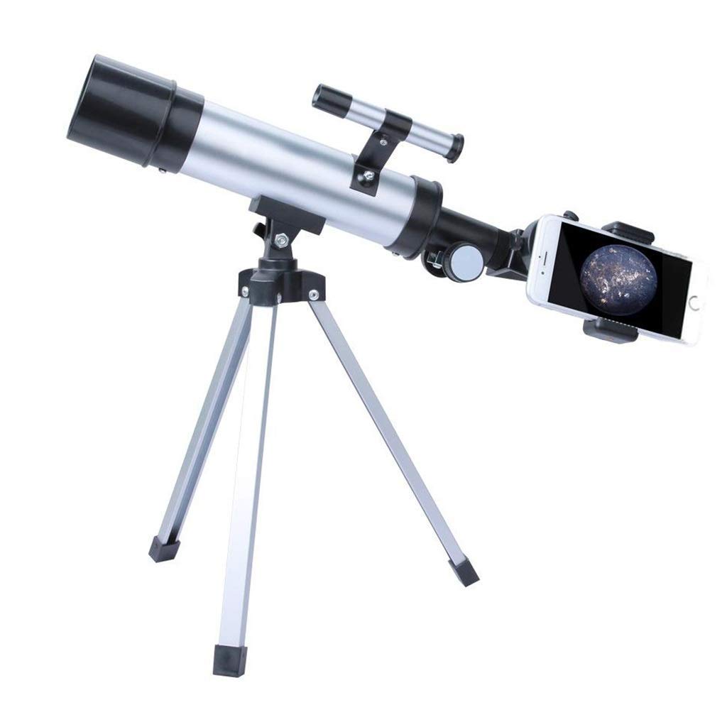 Monoculars Telescope High Power Astronomical Telescope, 50mm Aperture Refractor Telescope 60X Lens Monocular Telescope with Tripod and Finder Scope for Beginners Kids Sky Stars Watching Binocular
