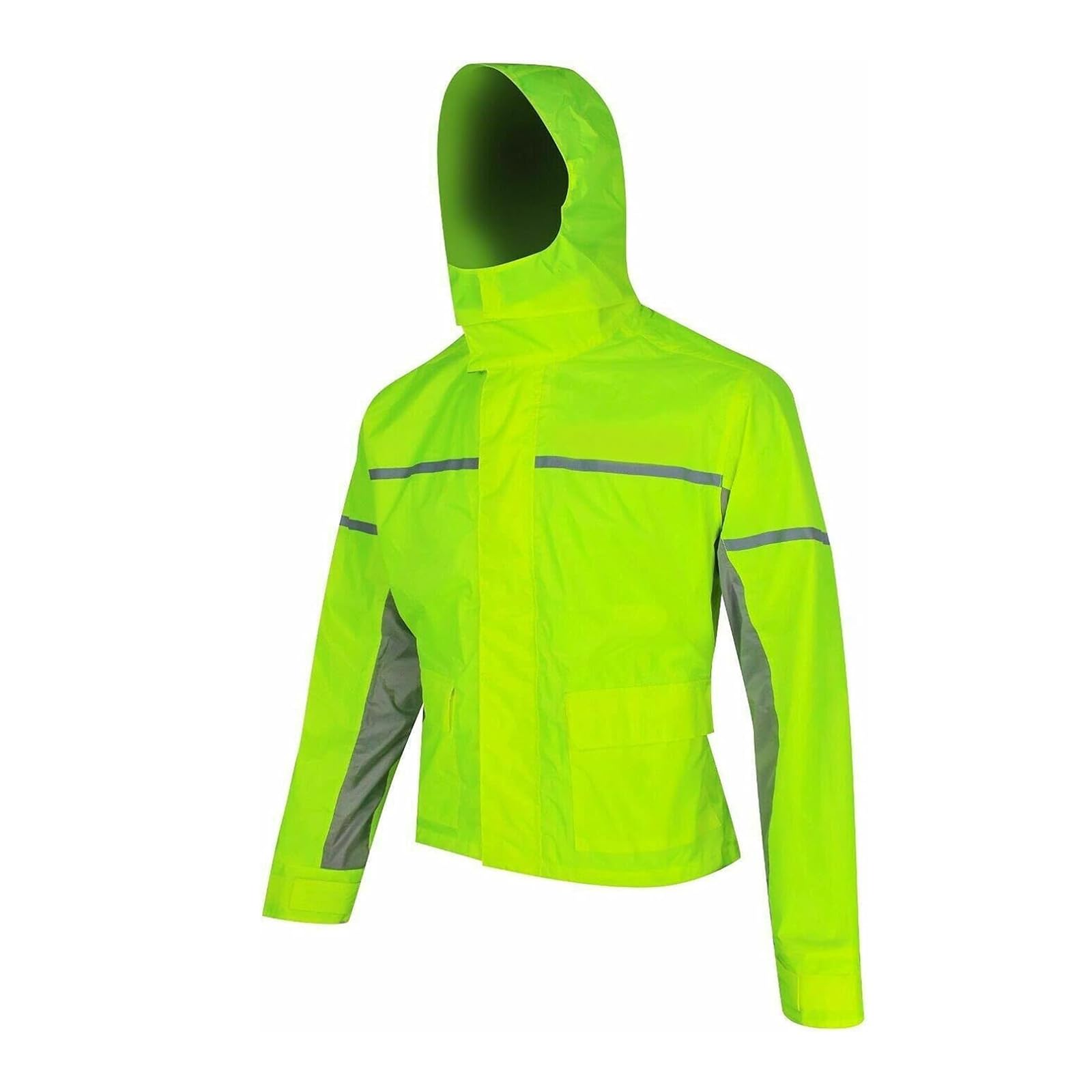 Tuta Antipioggia Kit Completo Impermeabile Moto Scooter Custom Giallo Fluo