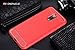 OnePlus 6T case, Sucnakp TPU Shock Absorption Technology Raised Bezels Protective Case Cover for OnePlus 6T Smartphone (Red)