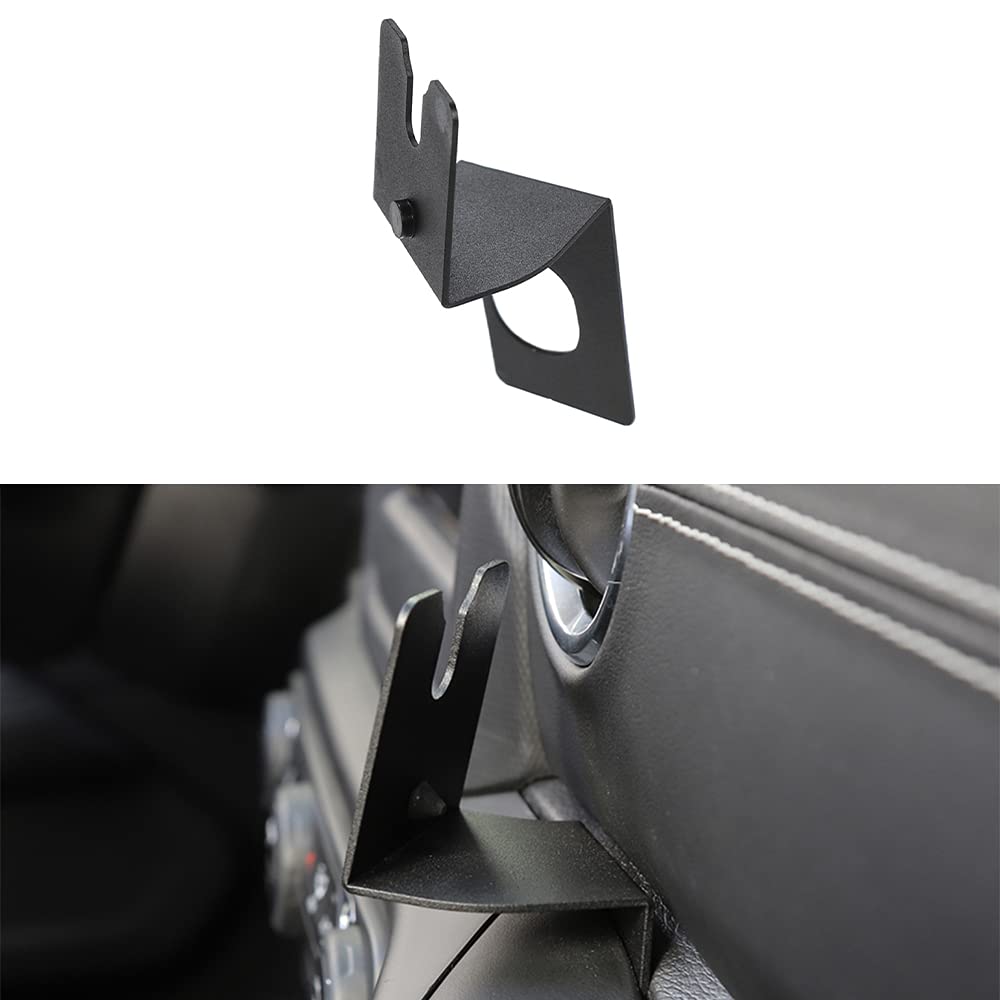 Mount Bracket for Jeep Wrangler JL 2018 2019 Gladiator JT 2020 2021 2022 2023 Walkie Talkie Holder Stand Iron Black Car Interior Accessories