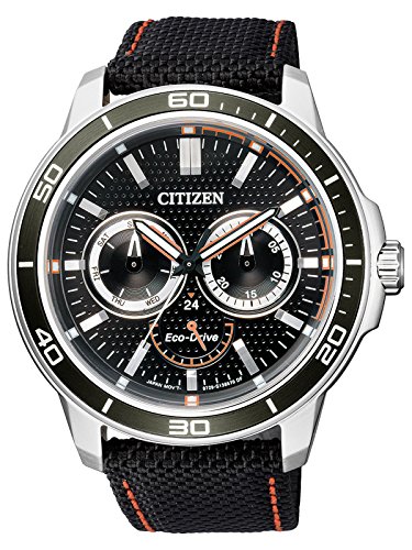 Preisvergleich Produktbild Citizen Herren-Armbanduhr XL Analog Quarz Textil BU2040-05E