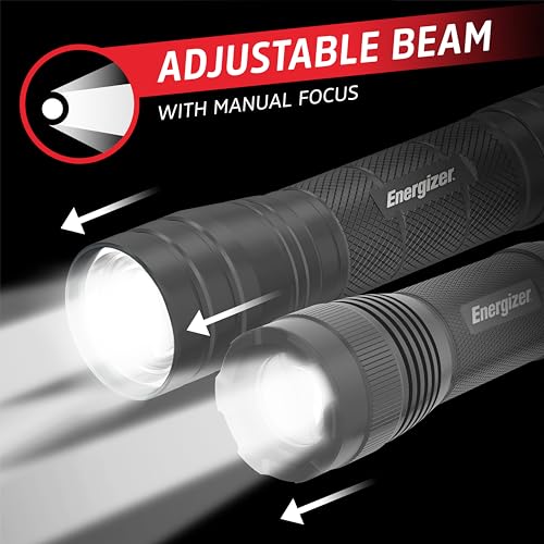Image of Energizer Tactical LED Flashlights, Impact-Resistant, Outdoor Flashlights, Great for Camping, Vehicles, and Emergency Preparedness, 2 Pack, 375 and 1000 Lumens