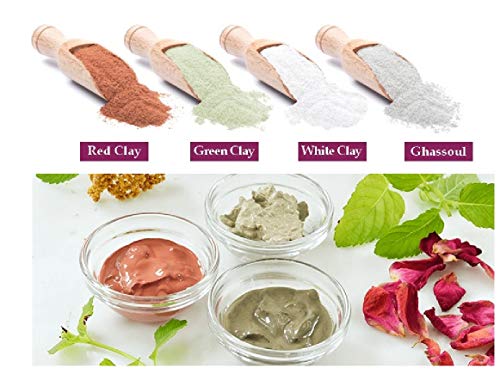 THE ISMA Moroccan Clay Powder for Face & Hair Mask, White Clay, 100 g (Pack of 1) - Image 3