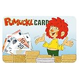 PumucklCard Taschengeldkarte mit Hülle - Kinder & Jugendliche erlernen spielerisch den Umgang mit Taschengeld ohne Bargeld oder Geldbörse, Weiß