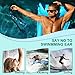 Swimming Ear Plugs for Adults,3 Pairs Waterproof Reusable Silicone Swim Earplugs for Swimming Surfing Snorkeling Showering and Water Pool,Beach,Ocean (Adults & Teens 14+)