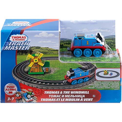 Thomas & Friends Friends Friends GFF09 Track Master Push Along Thomas en de windmolen metalen trekker speelset, meerkleurig - Image 4