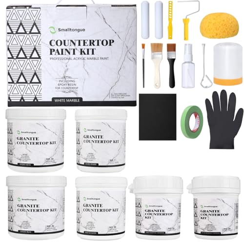 Smalltongue White Marble Countertop Kit